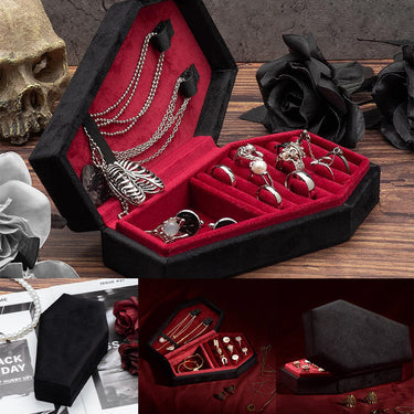 Gothic Coffin Jewelry Storage Box
